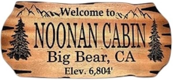 Personalized Cabin Sign Outdoor Wooden Sign Lake House Welcome Sign Rustic Decor - Image 6