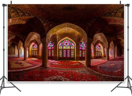 Leowefowa Dreamy Castle Background for Photography 8x6.5ft Vinyl Medieval Palace Photo Shoot Backdrops Room Decor Wallpapaer Birthday Party Decoration Photo Booth Props by Leowefowa