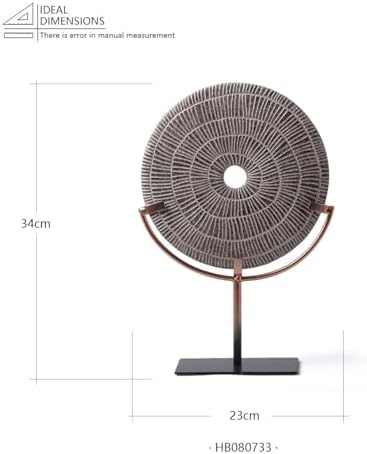 HAUCOZE Modern Home Decor Abstract Sculpture Table Centerpiece Art 13.4inch - Image 3