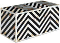 Handicrafts Home Large Decorative Storage Box with Lid– 10x5x5” Coffee Table Organizer, Keepsake-Decorative Boxes for Home Decor, Stylish Decorative Box for Office Décor-Nacre Trance by HandicraftsHome