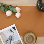Linen Table Runner 108 Inches Long 100% French Linen Table Runners - Image 3