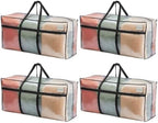 VENO Extra Large Moving Bags, Christmas Tree Storage, Clear, 4 Pack by Veno