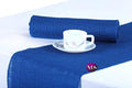 VDS Pack of 20, Burlap Table Runner 100% Natural Jute Rustic Hessian Table Cloth Centrepiece for Wedding Bridal Shower Birthday Event Party Banquet Table Decoration (Size 12X108 Inch)(Royal Blue) by VDS
