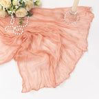 12 Pack 35 x 120 Inch Coral Table Runner Cheesecloth 10Ft - Image 7