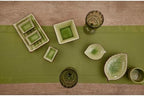 Solino Home 100% Pure Linen Dining Table Runner Avocado Woven, 14 x 48 in - Image 4