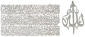 Modern Islamic Wall Art, Ayatul Kursi Metal Artwork, Perfect for Ramadan Decorations, Muslim Housewarming Gifts, Arabic Calligraphy Throne Verse Wall Decor, Ideal Eid Decor (Large, Matte Silver) by iwaconcept
