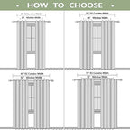 KOUFALL Sage Green Blackout Window Curtains for Bedroom 84 Inches Long Black Out Room Darkening Grommet Thermal Insulated Boho Cottagecore Cottage Core Curtain Drapes 84 Inch Length 2 Panels Set - Image 4