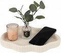 11 in Resin Coffee Table Tray for Home Decor,Bandejas Decorativas para La Sala for Coffee Table Decor,Modern Organizer for Living Room&Kitchen Counter(Model B Beige) by Unknown