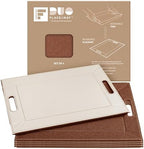 2-in-1 Serving Tray & Placemat | Faux Leather & Reversible by FREEFORM