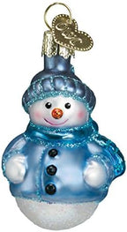Old World Christmas Mini Snowman Set Glass Blown Ornament for Christmas Tree, Handcrafted Holiday Decoration, Set Collection - Image 6