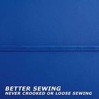KOUFALL Blue Christmas Short Curtains for Living Room Kitchen Window,Blackout Kids Curtains for Bedroom 2 Panel Set,42 by 54 Inch Length - Image 4