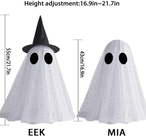 Halloween Ghost Decorations,Spooky Ghost Crafts for Halloween Decor Indoor - Image 3