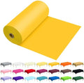 54 Inch X 300 Feet Plastic Table Cover Roll Premium Disposable Plastic Tablecloth for All Type/Shape Tables | Picnic, Party, Banquet, Birthdays, Weddings (Yellow, 54 Inch X 300 Feet) by JHDZDHY