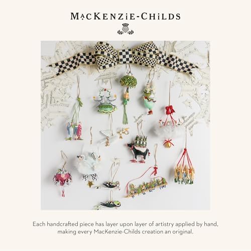 MACKENZIE-CHILDS Patience Brewster 12 Days Christmas Ornament, Decorative Hanging Ornament for Christmas Tree, 9 Drummers Drumming - Image 6