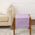 Solino Home Cotton Linen Table Runner Lavender Hemstitch, 14 x 36 in by SolinoHome