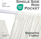 8 Panels 5ft(W) x 20ft(H) Ivory Ceiling Drapes for Wedding Parties - Image 7