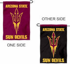 Arizona State Sun Devils Black Garden Flag with Pole Stand Holder - Image 5