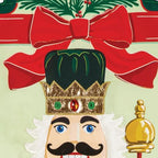 28 x 12.5 | Traditional Merry Christmas Everlasting Impressions Textile Décor Garden Flag (Nutcracker) - Image 6