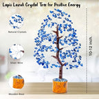 Crocon® Lapis Lazuli Crystal Tree of Life Birthday Gift for Men, Dad 10-12" - Image 2