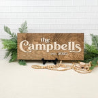 Personalized Family Name Sign – Custom Wooden Name Sign, Wedding Welcome Sign, Newlywed & Housewarming Gifts, Bridal Shower Gifts, Just Married Sign, Hickory Hollow Designs (Retro) - Image 7