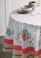 Maison d' Hermine Table Cloth Round Table Reusable 100% Cotton 63" Diameter - Image 3