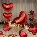 31.4in Inflatable Mirror Ball,Big Shiny Mirror Heart Ball,PVC Inflatable Decoration Ball for Valentine's Day Engagement Wedding Anniversary Romantic Party Yard (1 Piece,Without Air Pump) - Image 5