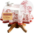 Maison d' Hermine Table Cloth Round Table Reusable 100% Cotton 69" Diameter by MaisondHermine