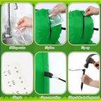 Fourluoo 2 Pcs 5.3ft St Patricks Day Inflatable Shamrock Outdoor Yard Decoration Blow up Shamrock Yard Decor with LED Lights Lucky Cheerful Green Clover for Irish Party Indoor Garden Lawn Porch Decor - Image 5