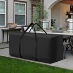177 Gallon Outdoor Cushion Storage Bag 68 inch Extra Large Patio Furniture Cushion Storage Bag Waterproof Garden Cushion Storage Covers with Zipper and Handles Black (1 Pack, 68"L x 30"W x 20"H) - Image 6