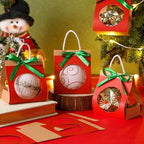 Roowest 100 Pcs Christmas Ornaments Balls Gift Boxes, 4''x 4"x 4" - Image 6