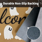 Halloween Door Mat, Non Slip Front Welcome Mat Outdoor Indoor 24x36 - Image 4