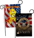 US Navy Burlap Garden Flag - Pack Armed Forces USN Seabee United State American Military Veteran Retire Official Support Our Troops - House Banner Small Yard Gift Double-Sided 13 X 18.5 by Unknown