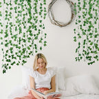 Freyalife Fake Vines for Room Decor(72Pack518Ft) Aesthetic Artificial Plant Ivy Leaves Hanging Greenery Garlands for Home Bedroom Wall Wedding Christmas Party Office patio Indoor, Outdoor Garden Décor - Image 3