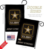 U.S. Army Burlap Garden Flag - Pack Armed Forces Rangers United State American Military Veteran Retire Official USA Applique - House Banner Small Yard Gift Double-Sided Imported 13 X 18.5 - Image 3
