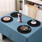 Set of 6 Round Woven Placemats,13.8 inch Cotton Plate Chargers Black Thick Tablemats Braided Tablemats for Dining Rattan Mats Weave Placemats for Table Decoration - Image 6