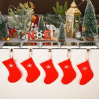 Christmas Stocking Holders for Mantle, Weighted Stocking Hangers, Christmas Stocking Hooks for Tables Window Fireplace Mantle Decoration(Silver,7PCS) - Image 3