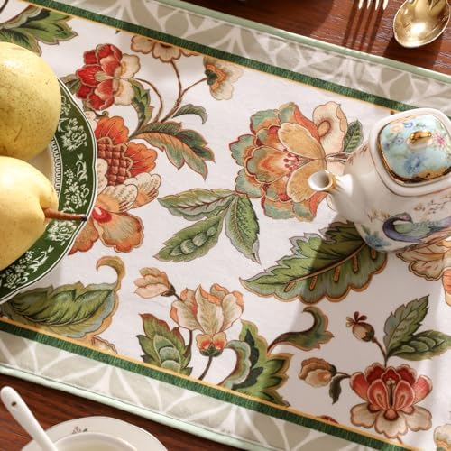Patdrea Designer Elegant French Velvet Table Runner,12"X118"-Santiago A - Image 7