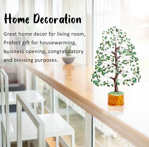 Crocon® Green Aventurine Crystal Tree of Life, Birthday Gifts for Women - Image 4