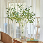Hairui Lighted Olive Branches with Timer 24IN 72LED Battery Operated, Artificial Greenery Olive Tree Branch with Fairy Lights for Wedding Christmas Home Indoor Outdoor Decoration - Image 4