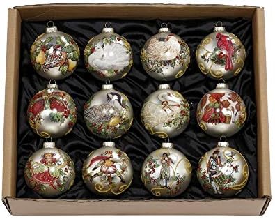 Mark Roberts 12 Days of Christmas Boxed Ornament Set by MarkRoberts