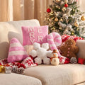 Geelin 5 Pcs Christmas Throw Pillows Gingerbread Tree Snowflake by Geelin