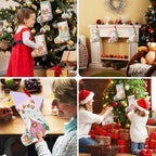 Zhanmai 24 Pcs Color Your Own Christmas Stocking Kit, Pastel Gingerbread - Image 6