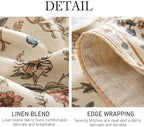 ISAENNE Designer French Linen Long Table Runner,102"x12"-Cornucopia - Image 5