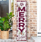 KH Sports Fan Texas A&M Aggies Holiday Porch Leaner, 11x46 Inches, Aggies Outdoor Christmas Sign; Display Some Holiday Cheer with This Texas A&M Aggies Christmas Sign - Image 2
