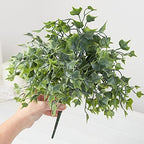 Factory Direct Craft Weather Resistant Green Needlepoint English Ivy Bush Fake Greenery Ivy Bush for Indoor and Outdoor Arrangements - Image 4