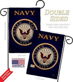 Navy Burlap Garden Flag - Pack Armed Forces USN Seabee United State American Military Veteran Retire Official Support Our Troops - House Banner Small Yard Gift Double-Sided Made In USA 13 X 18.5 - Image 3