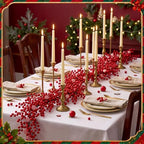 Thiccywoov 6 ft Christmas Candy Cane Garland for Mantel，Red and White - Image 5