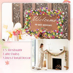 8 Pcs 6 ft Artificial Flowers Wisteria Garland, Multicolor - Image 5