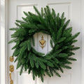 Christmas Decorations - 26 Inch Real Touch Pine Wreath for Front Door by Unknown