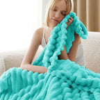 Bedsure Soft Twin XL Blanket for Bed Dorm Blue Fog 66"x90" - Image 4